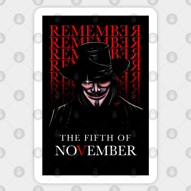 Remember, remember the fifth of November Sticker by Don Vito 